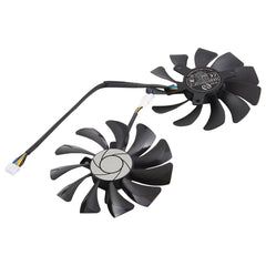 HA9010H12F-Z 4 Pin Graphics Card Cooling Fan for MSI GeForce GTX 1050 Hurricane GTX 1060 Hurricane 6G GDDR, Diameter: 85mm, Pairs, HA9010H12F-Z