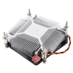 CoolAge 1155-1U DC 12V 2000PRM 30.5cfm Aluminum Heatsink Hydraulic Bearing Cooling Fan CPU Cooling Fan for Intel 1150 1156 1151, 1155-1U Aluminum