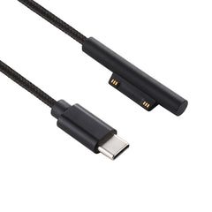 USB-C / Type-C to 6 Pin Nylon Male Power Cable for Microsoft Surface Pro 3 / 4 / 5 / 6 Laptop Adapter, Cable Length: 1.5m, for Microsoft Surface Pro 3 / 4 / 5 / 6