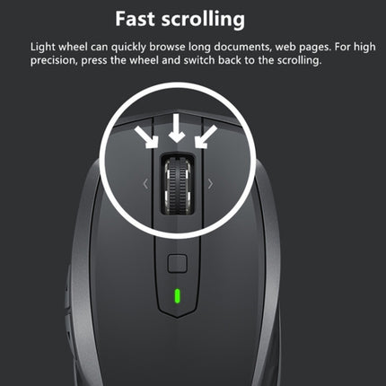 Logitech MX Anywhere 2S 4000DPI Bluetooth + Unifying Dual-mode Rechargeable Symmetrical Design Wireless Optical Gaming Mouse