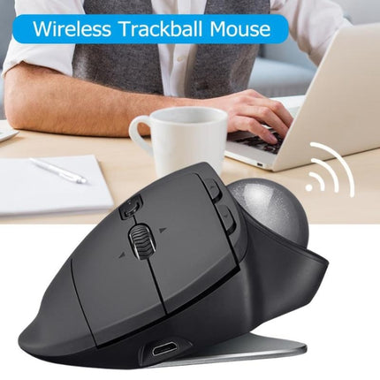 Logitech MX ERGO 440DPI Bluetooth + Unifying Dual-mode Wireless Trackball Optical Mouse, MX ERGO