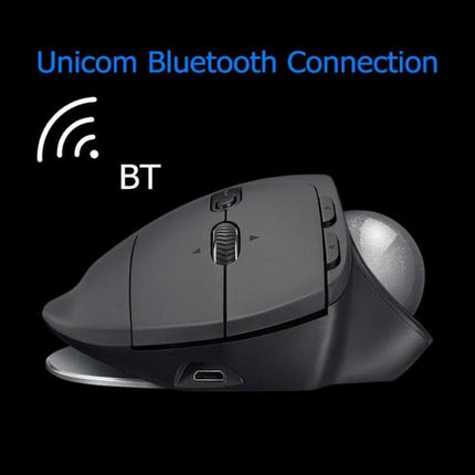 Logitech MX ERGO S 440DPI Bluetooth + Unifying Dual-mode Wireless Trackball Optical Mouse, MX ERGO S