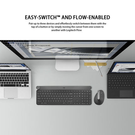 Logitech MX Vertical 4000DPI USB-C / Type-C + Unifying + Bluetooth Three-mode Ergonomic Wireless Vertical Optical Mouse, MX Vertical