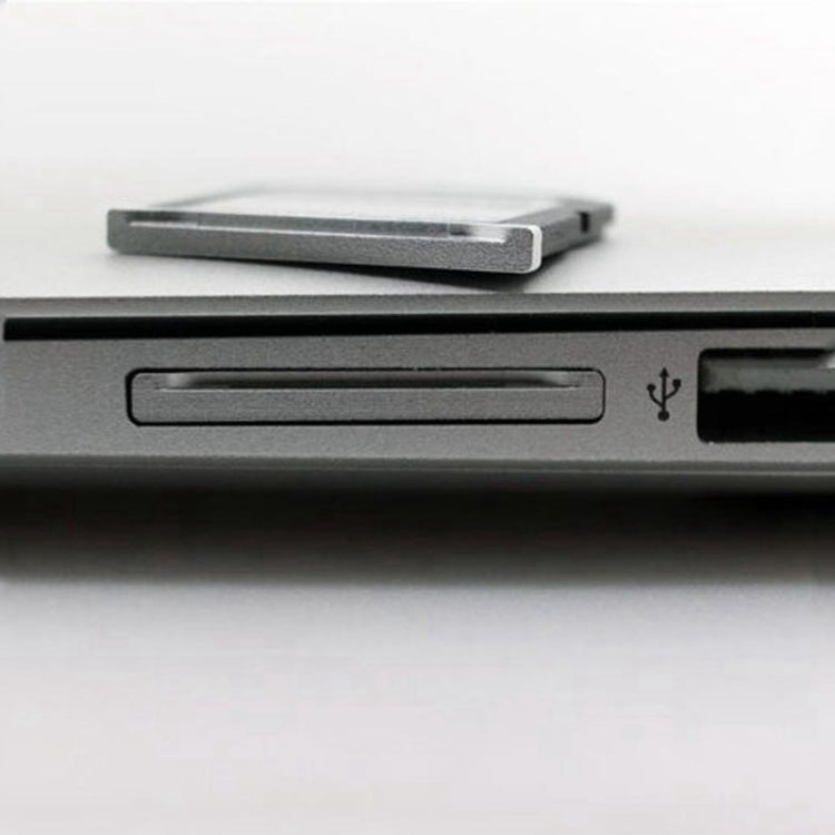 BASEQI Hidden Aluminum Alloy SD Card Case for Lenovo Flex4-14 Laptop