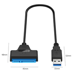 Professional SATA to USB 3.0 Cable Adapter 2.5 inch SSD Hard Drive Expanding Connector, 2.5 inch