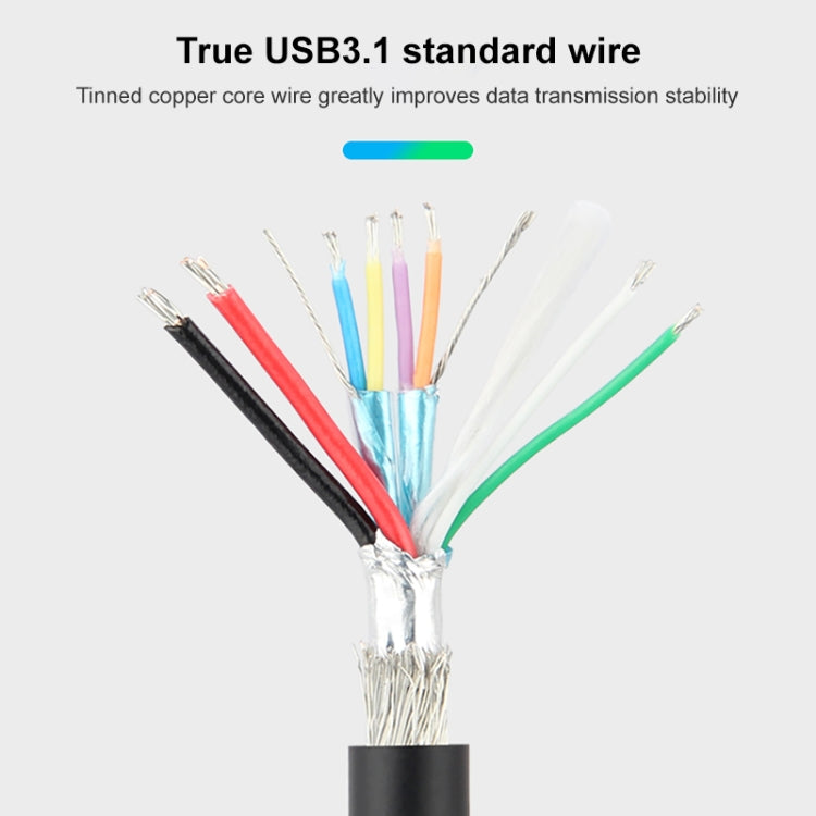 USB-C 3.1 / Type-C to Type-C 3.1 Data Cable, Length: 1m