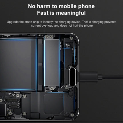 USB 2.0 / 3.1 to Type-C Fast Charging Data Cable, Length: 1m