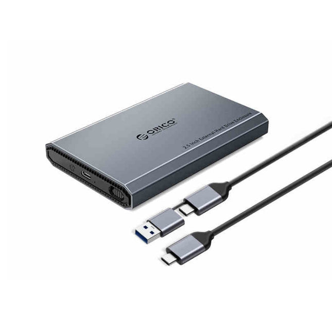 ORICO DD25 C3 2,5 Zoll Type-C auf Type-C und USB Mechanisches SSD-Gehäuse, Unterstützte Kapazität: 6TB