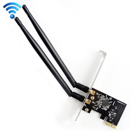 EDUP EP-9607 1200Mbps Dual-Band PCI-E Express Wireless Adapter Netzwerkkarte mit 2 x 6dBi Antennen, EP-9607 1200Mbps