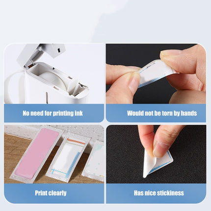 Papel de impresión de código de barras adhesivo para JingChen D11, papel de impresión (rosa), papel de impresión (verde), papel de impresión (azul), papel de impresión (blanco), papel de impresión (amarillo)
