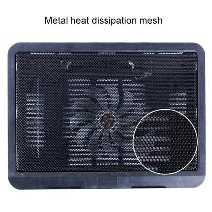 N19 USB Powered Portable Silent Fan Laptop Cooling Pad Stand, N19