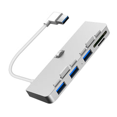 Rocketek For iMac USB3.0 x 3 + SD / TF Multi-function HUB Expansion Dock, USB3.0 x 3 + SD / TF