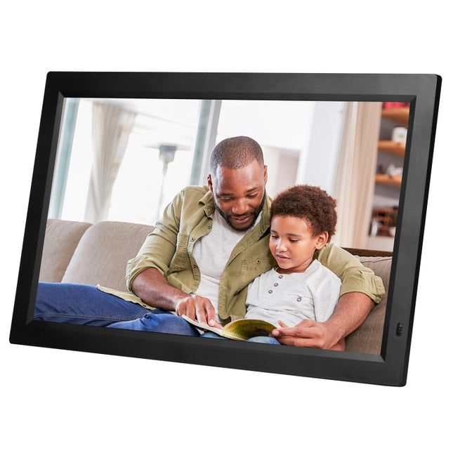 21.5 inch LED Display Digital Photo Frame with Holder & Remote Control, US Plug