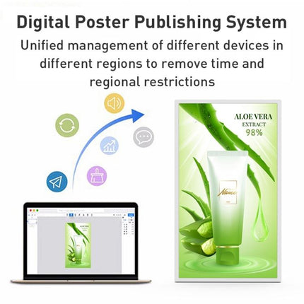 HSD2495T 24 inch IPS Display Advertising Machine Android 14 RK3576S 4GB+32GB