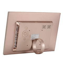 HSD1303 13.3 inch LED 1280x800 High Resolution Display Digital Photo Frame with Holder and Remote Control, Support SD / MMC / MS Card / USB Port, UK Plug(Gold), HSD1303 13.3 inch