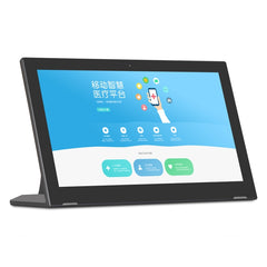 HSD1506 Touch Screen All in One PC with Holder, 2GB+16GB 15.6 inch LCD Android 8.1 RK3288 Octa-core Cortex A53 1.5G, Support OTG & Bluetooth & WiFi(Black), HSD1506