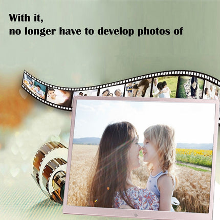 HSD1707 17 inch LED 1440X900 High Resolution Display Digital Photo Frame with Holder and Remote Control, Support SD / MMC / MS Card / USB Port, US Plug(Silver), HSD1707 17 inch