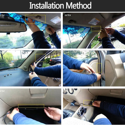 VGA 480P Car Camcorder DVR Driving Recorder Digital Video Camera Voice Recorder with 2.4 inch LCD Screen Display, Support 32GB Micro TF Card & Infrared Night Vision Function(Black + Blue), 2.4 inch LCD