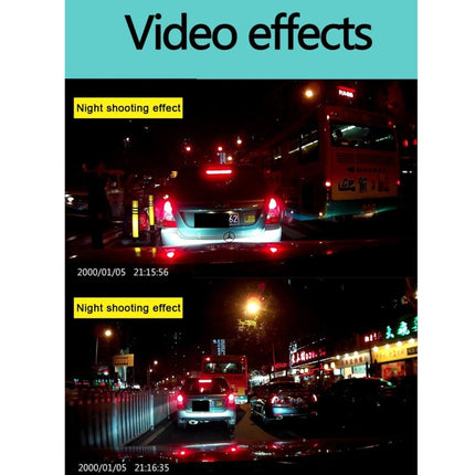 VGA 480P Car Camcorder DVR Driving Recorder Digital Video Camera Voice Recorder with 2.4 inch LCD Screen Display, Support 32GB Micro TF Card & Infrared Night Vision Function(Black + Blue), 2.4 inch LCD