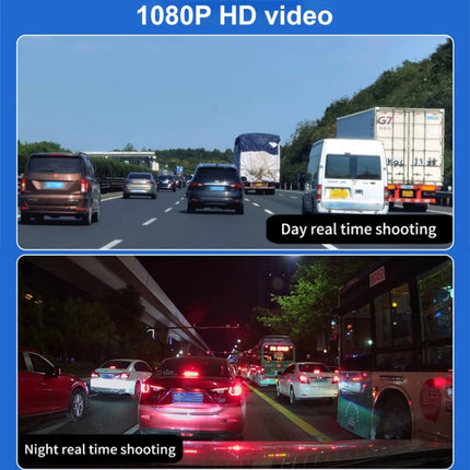 X12 2K Ultra HD Panoramic Triple Recording WiFi Car Driving Recorder Support Mobile APP