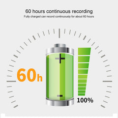 K7 8GB Noise Reduction Smart Voice Control Mini MP3 Recorder, 8GB
