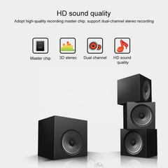 K7 8GB Noise Reduction Smart Voice Control Mini MP3 Recorder, 8GB