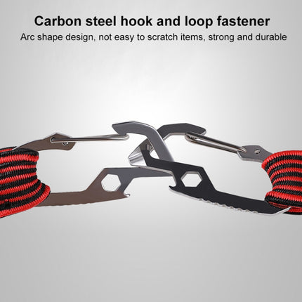 2m Elastic Strapping Rope Packing Tape for Bicycle Motorcycle Back Seat with Hook