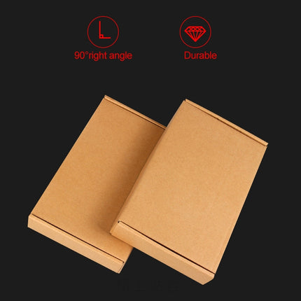100 PCS Kraft Paper Shipping Box Packaging Box, Size: T8, 29x29x8cm, 29x29x8cm