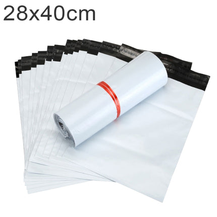 100 PCS / Roll Thick Express Bag Packaging Bag Waterproof Plastic Bag, Size: 28x40cm (Dark Grey), 28x40cm, Pink, 28x40cm, Silver Grey, 28x40cm, White