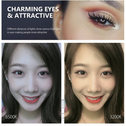 PULUZ 4.7 pulgadas 12 cm USB 3 modos regulables LED anillo vlogging fotografía video luces + soporte de trípode de escritorio con zapata fría trípode cabeza de bola, soporte de trípode + anillo LED