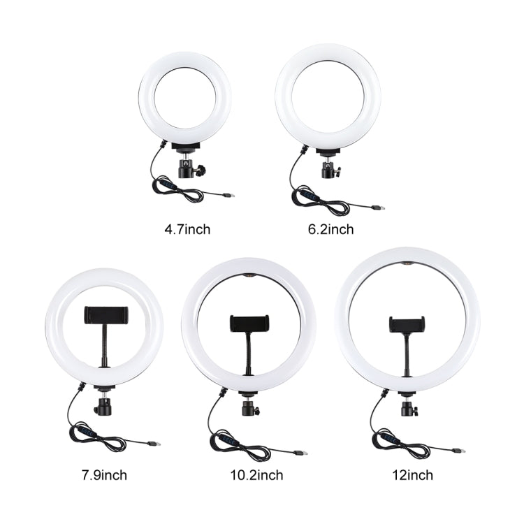 PULUZ Tripod Mount +  Extension Rod + Live Broadcast Dual Phone Bracket + 6.2 inch 16cm LED Ring Vlogging Video Light Kits, 4 in 1 Live Broadcast Kits