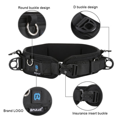 PULUZ 2 in 1 Multi-functional Bundle Waistband Strap + Double Shoulders Strap Kits with Hook for SLR / DSLR Cameras, 2 in 1 Kits