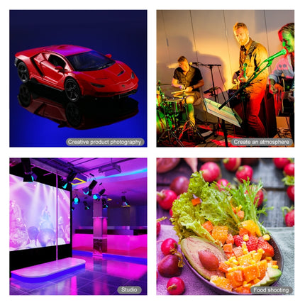 PULUZ 10.2 inch 26cm Marquee LED RGBWW Selfie Beauty Light + Desktop Tripod Mount 168 LED Dual-color Temperature Dimmable Ring Vlogging Photography Video Lights with Cold Shoe Tripod Ball Head & Remote Control & Phone Clamp