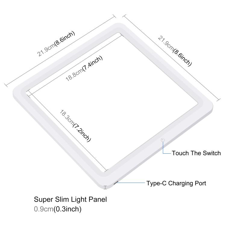 PULUZ 25cm Folding Portable High CRI Ring LED Photo Lighting Studio Tent Box + Shadowless Light Lamp Panel Pad with 12 Colors Backdrops, Size: 25cm x 25cm x 25cm