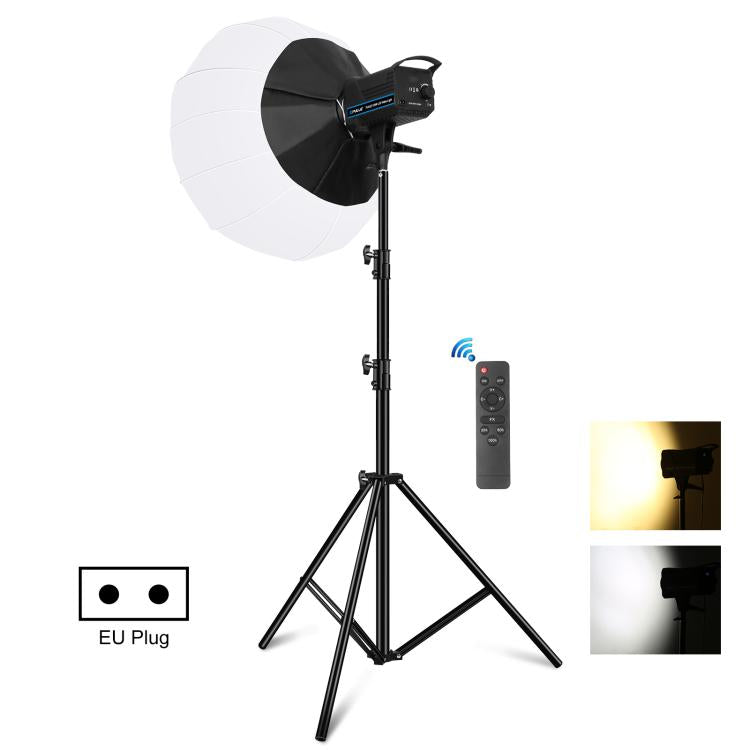 PULUZ 220V 120W Studio Video Light + 2.8m Light Holder + 65cm Foldable Lantern Softbox Photography Kit, 120W 2700K-6500K Light 2.8m Light Holder Kit EU Plug, 120W 2700K-6500K Light 2.8m Light Holder Kit UK Plug������������������������������������������...