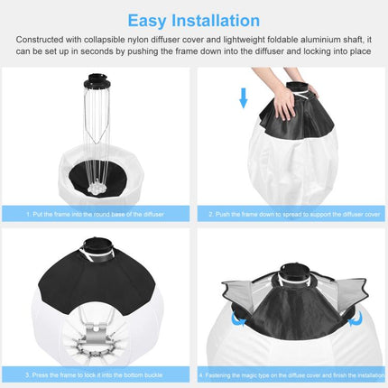 PULUZ 220V 120W Studio Video Light + 2.8m Light Holder + 65cm Foldable Lantern Softbox Photography Kit, 120W 2700K-6500K Light 2.8m Light Holder Kit EU Plug, 120W 2700K-6500K Light 2.8m Light Holder Kit UK Plug                                          ...