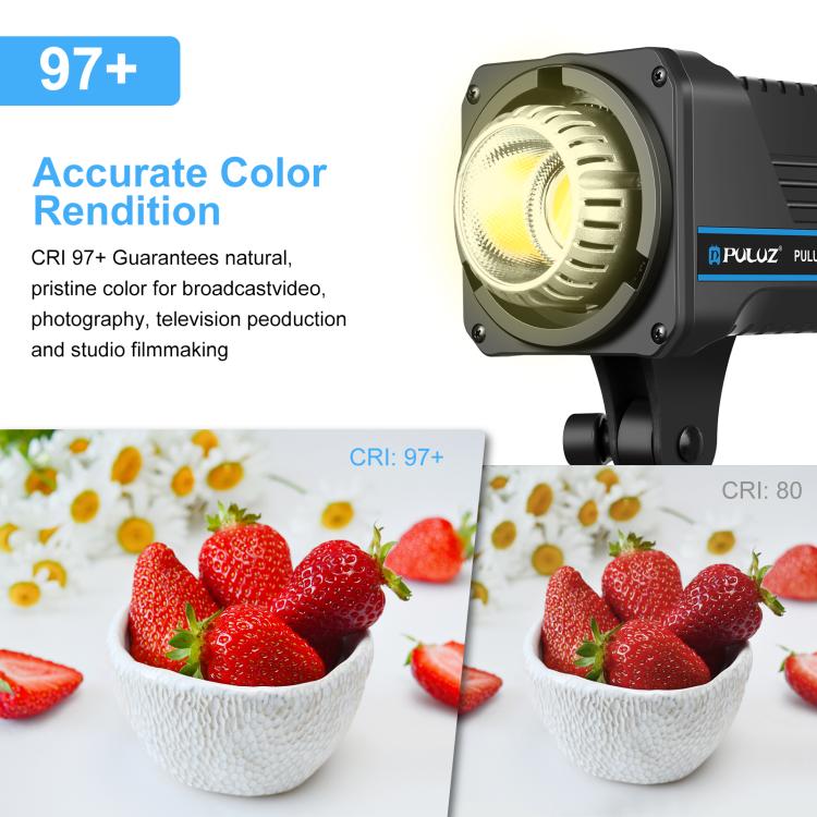 PULUZ 120W Photo Studio Strobe Flash Light Kit with Softbox Reflector & Tripod