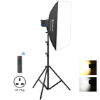 Rectangle 120W 2700K-6500K Light Kit UK Plug / UK Plug
