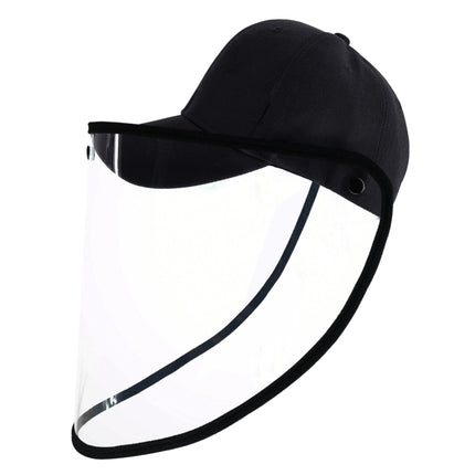 50 PCS Anti-Saliva Splash Anti-Spitting Anti-Fog Anti-Oil Protective Baseball Cap Mask Removable Face Shield