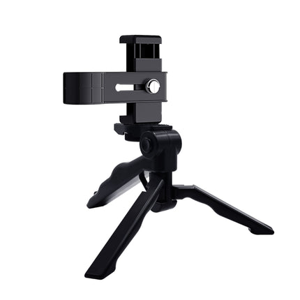 Abrazadera de fijación para teléfono inteligente PULUZ, soporte de montaje de 1/4 de pulgada + kits de montaje de trípode plegable con agarre para DJI OSMO Pocket / Pocket 2, abrazadera + trípode