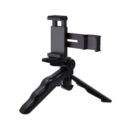 Abrazadera de fijación para teléfono inteligente PULUZ, soporte de montaje de 1/4 de pulgada + kits de montaje de trípode plegable con agarre para DJI OSMO Pocket / Pocket 2, abrazadera + trípode