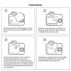 60 PCS PULUZ 2.5D Curved Edge 9H Surface Hardness Tempered Glass Screen Protector Kits for Canon 5D Mark IV / Mark III, Sony RX100 / A7M2 / A7R / A7R2, Nikon D3200 / D3300, Panasonic GH5, DMC-LX100 etc.
