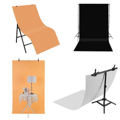 3 PCS PULUZ Photography Background PVC Paper Kits for Studio Tent Box, 3 Colors (Black, White,Yellow), Size: 120cm x 60cm, 3color 60cm