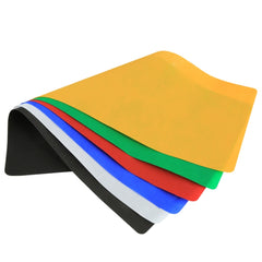 6 PCS PULUZ Collapsible Photography Studio Background, 6 Colors (Black, White, Red, Blue, Orange, Green), Size: 80cm x 40cm, Size: 80cm x 40cm (6 Colors)