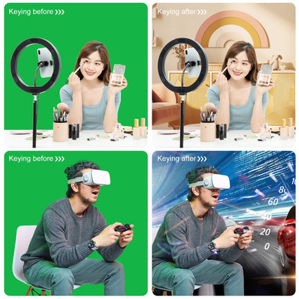 PULUZ 2.9x2m Photo Studio Background Support Stand Backdrop Crossbar Bracket Kit with Red / Blue / Green Backdrops, 2.9 x2 m (double stands)