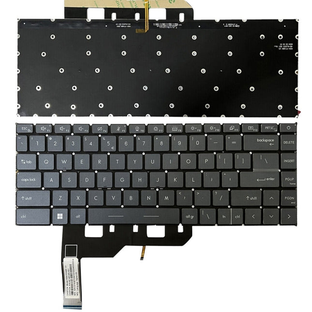 US Version Laptop Keyboard with Backlight for MSI GE66 Raider / MS-1541 / GP66 / MS-1542/1543 / GS66 / MS-16V1 / MS-16V2 / 10SD / 10SE