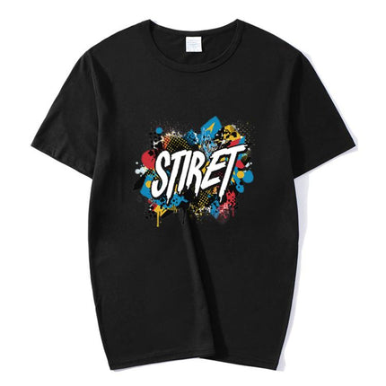 Round Neck Modal Short Sleeve T-shirt Custom Made Print Your Demand, Size: L, L, POD T-shirt