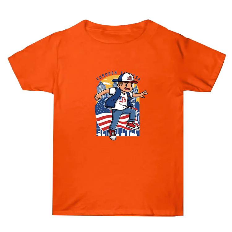 Summer Baggy Cotton Short Sleeve T-shirt Custom Made Print On Your Demand, Size: XXL