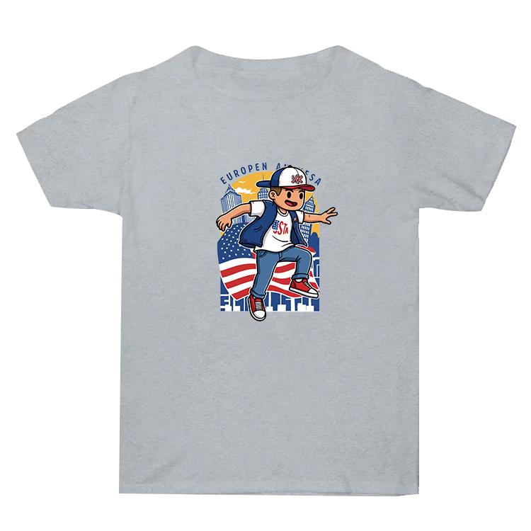 Summer Baggy Cotton Short Sleeve T-shirt Custom Made Print On Your Demand, Size: XXL