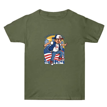 Summer Baggy Cotton Short Sleeve T-shirt Custom Made Print On Your Demand, Size: XXXL, XXXL